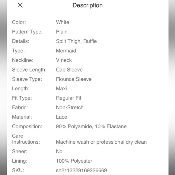 White Dress - Picture 8 of 10